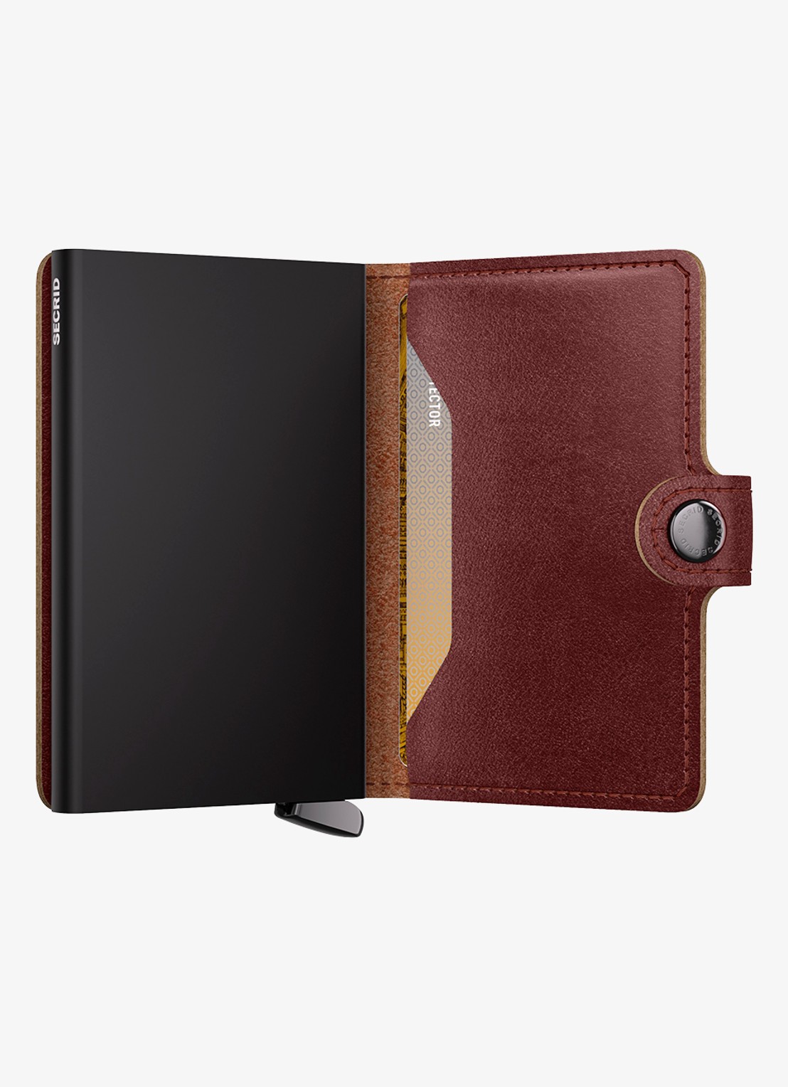 Secrid Miniwallet+ pasjeshouder van leer - detail 4 bruin