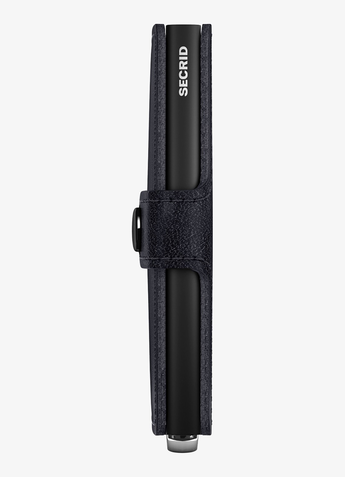 Secrid Miniwallet+ pasjeshouder van leer - achterkant 4 donkerblauw