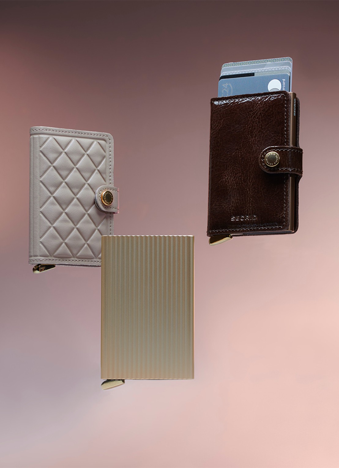 Secrid Miniwallet+ pasjeshouder van leer - detail 5 bordeauxrood