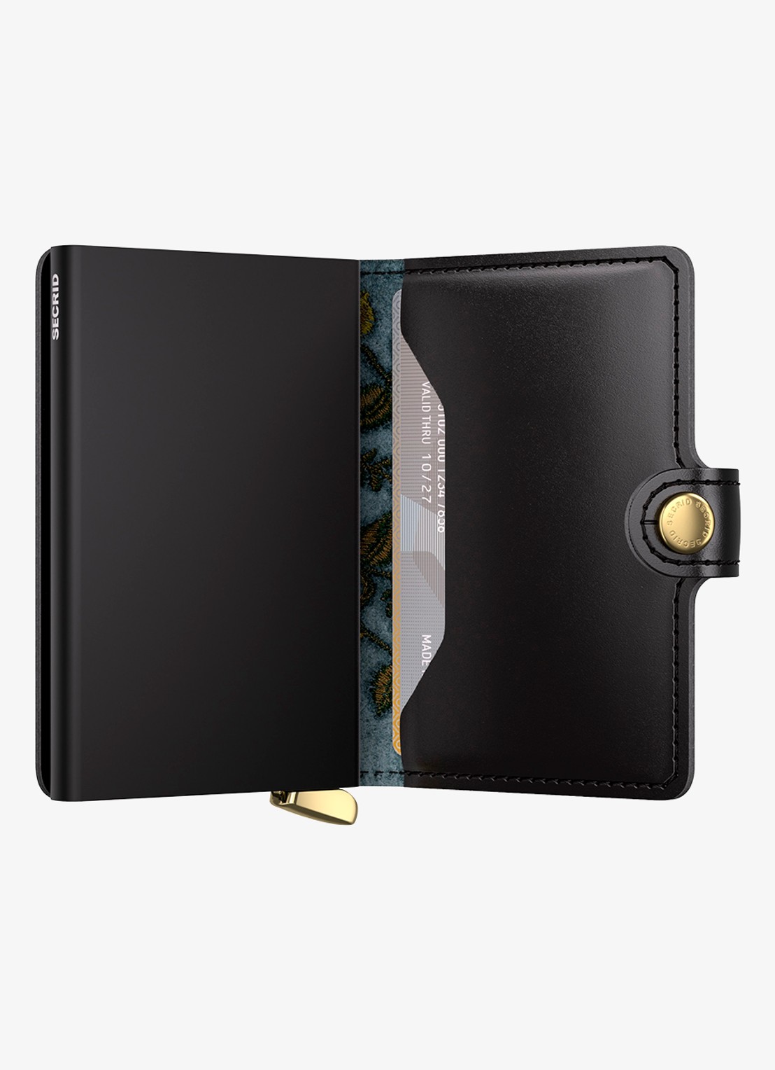 Secrid Miniwallet+ pasjeshouder van leer - detail 4 zwart