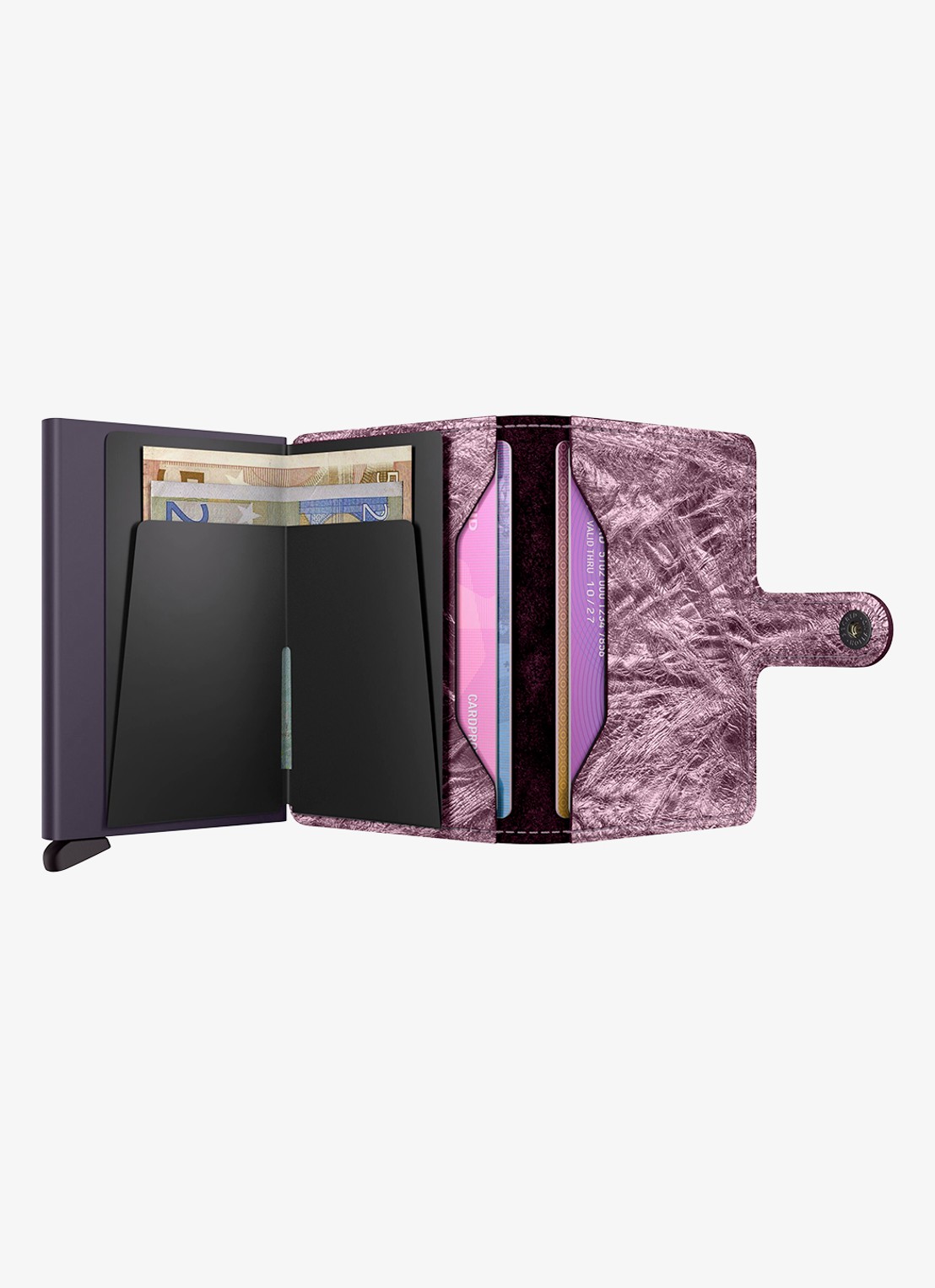 Secrid Miniwallet pasjeshouder van leer - detail 4 roze