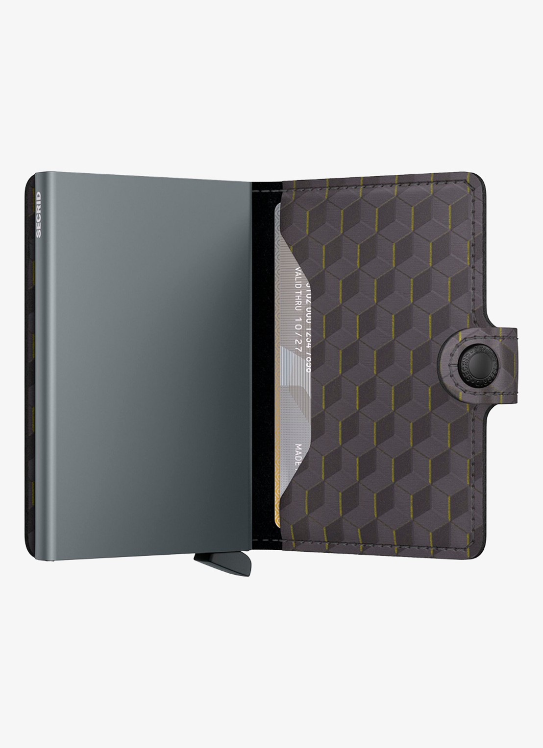Secrid Miniwallet pasjeshouder van leer - detail 3 antraciet