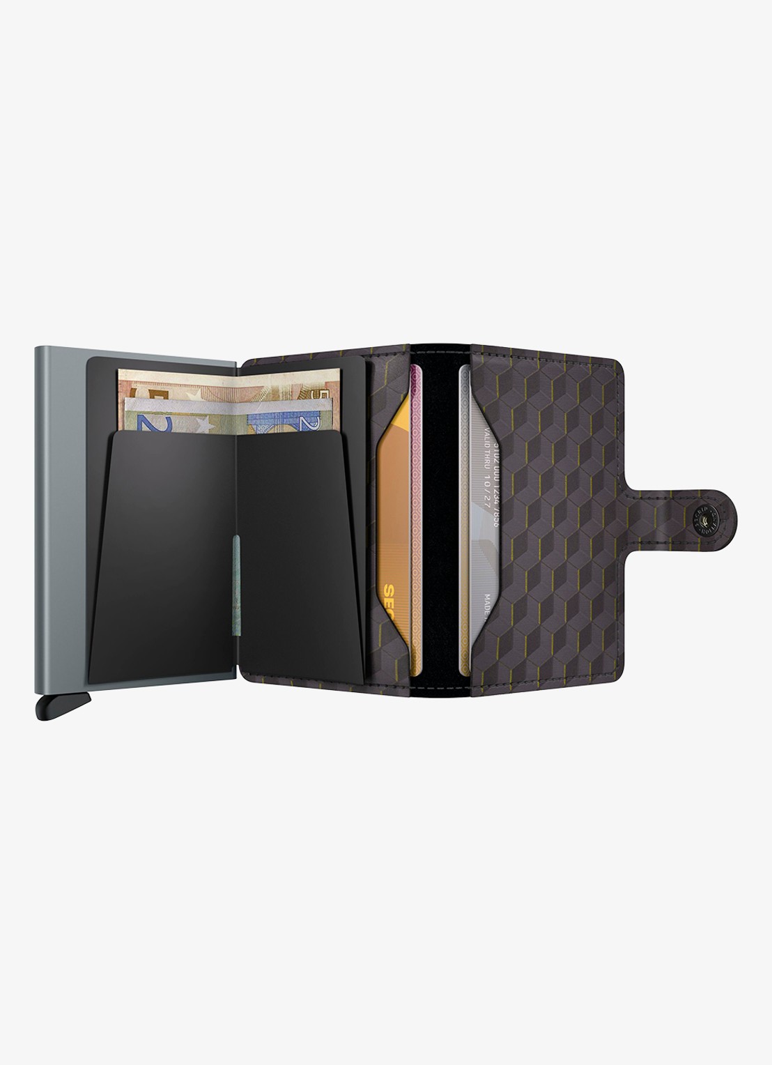 Secrid Miniwallet pasjeshouder van leer - detail 4 antraciet