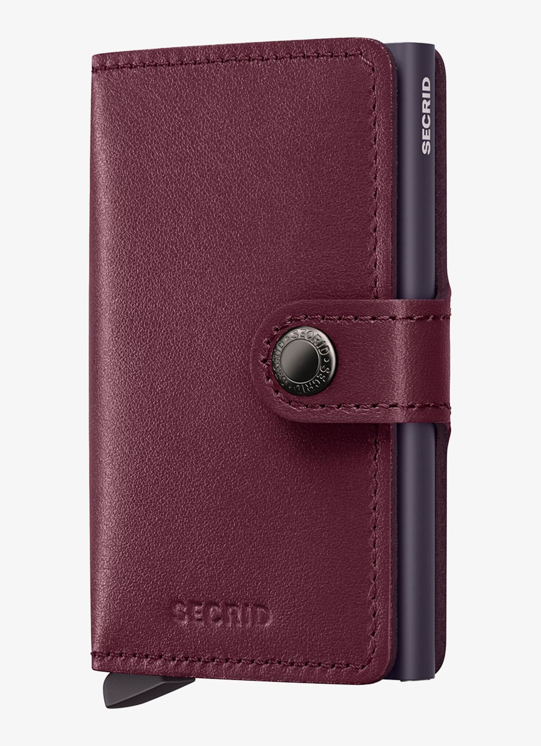 Secrid Miniwallet pasjeshouder van leer - voorkant 2 cranberryrood