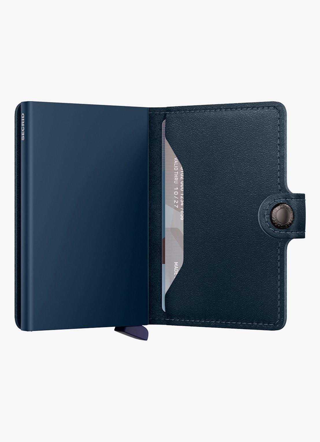 Secrid Miniwallet pasjeshouder van leer - detail 3 donkerblauw