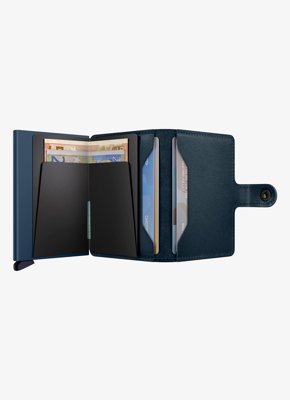 Secrid Miniwallet pasjeshouder van leer - detail 4 donkerblauw