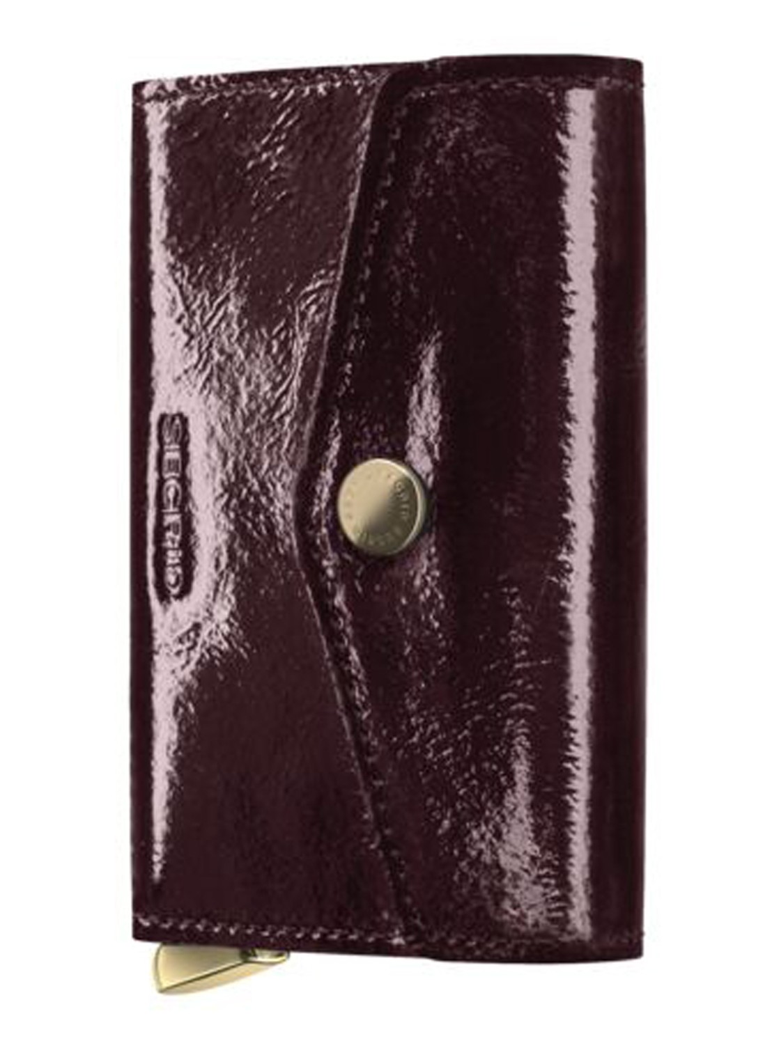 Secrid Premium Envelope Wallet+ Naplak portemonnee van leer - voorkant paars
