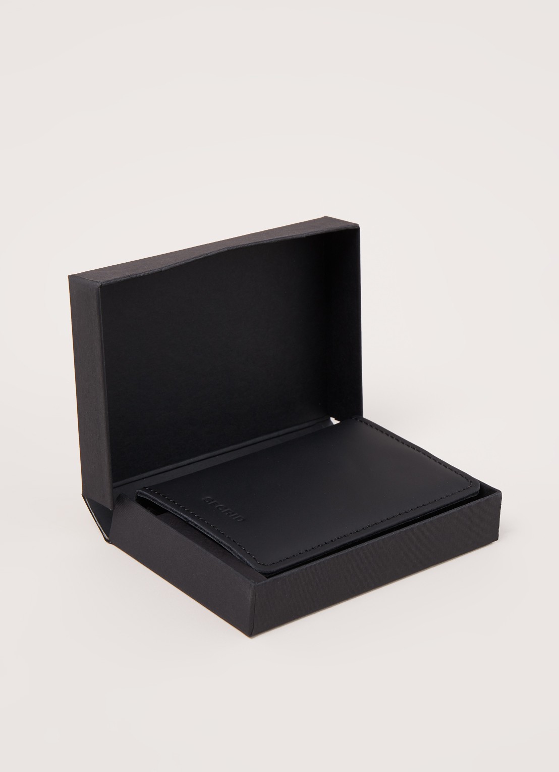 Secrid Slimwallet Matte Pasjeshouder van leer - detail 4 zwart