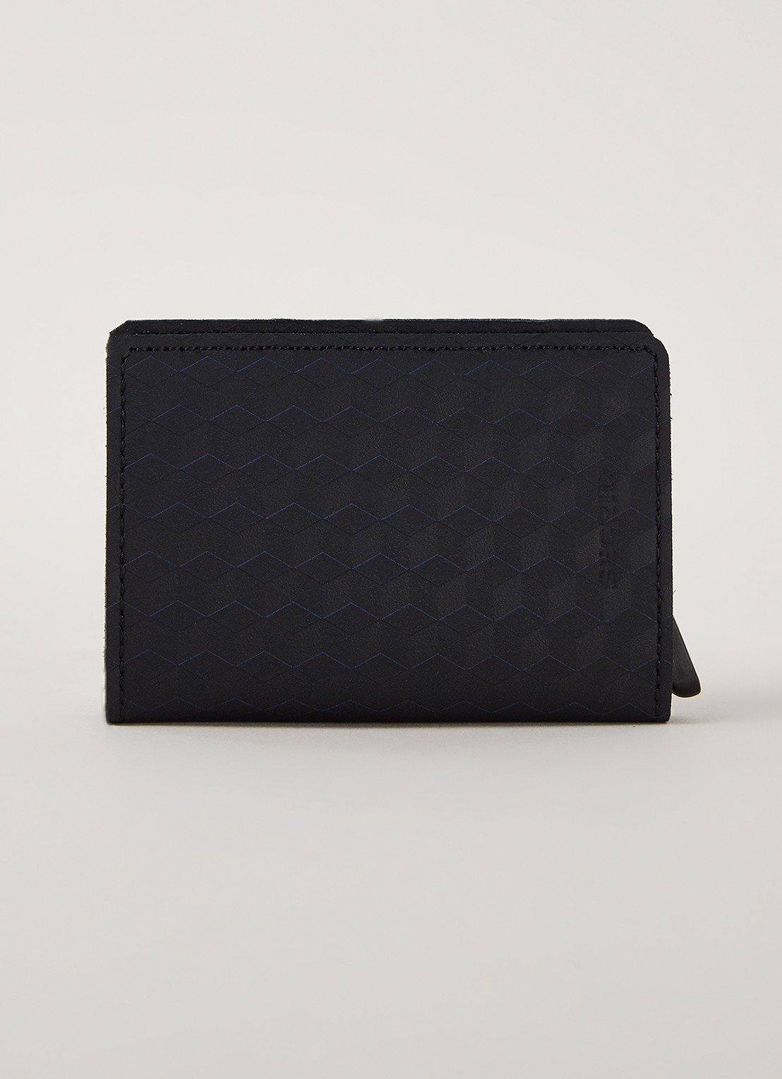 Secrid Slimwallet pasjeshouder van leer - voorkant 2 zwart
