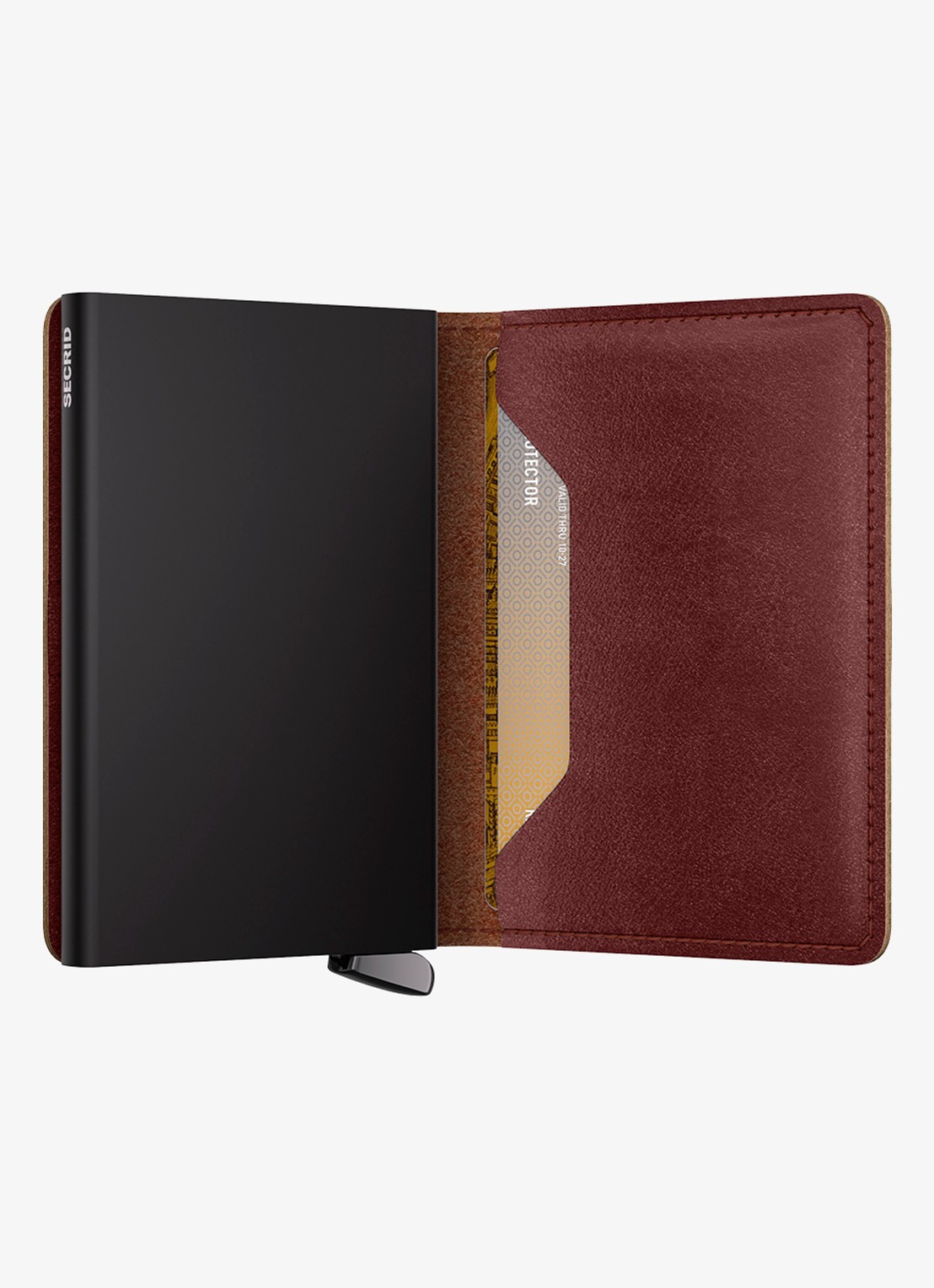 Secrid Slimwallet+ pasjeshouder van leer - detail 4 bruin