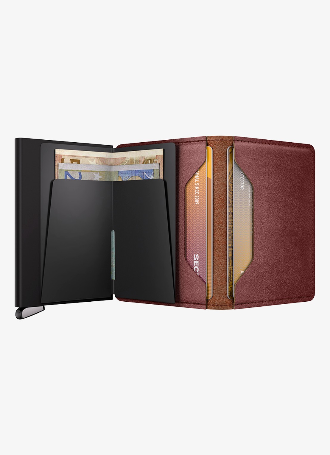 Secrid Slimwallet+ pasjeshouder van leer - detail 5 bruin