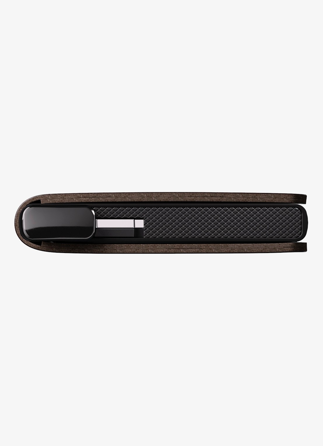 Secrid Slimwallet+ pasjeshouder van leer - detail 6 donkerbruin