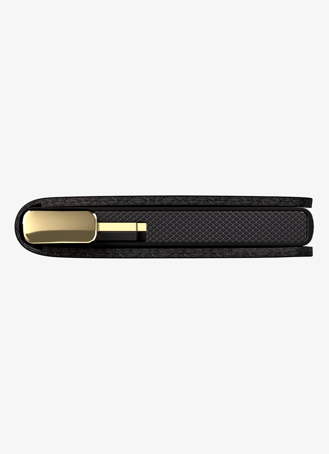 Secrid Slimwallet+ pasjeshouder van leer - detail 5 zwart