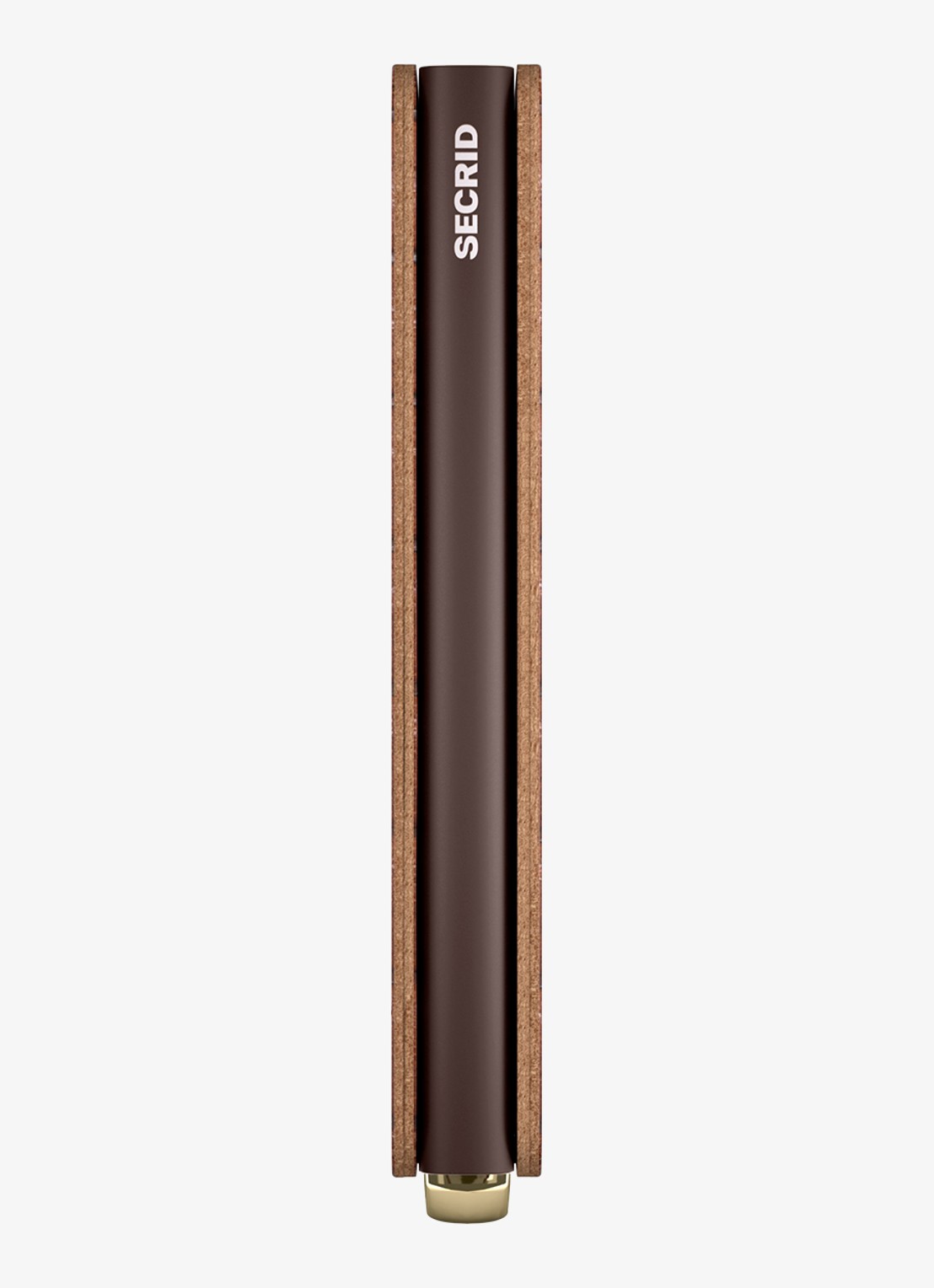 Secrid Slimwallet+ pasjeshouder van leer - achterkant 3 cognac