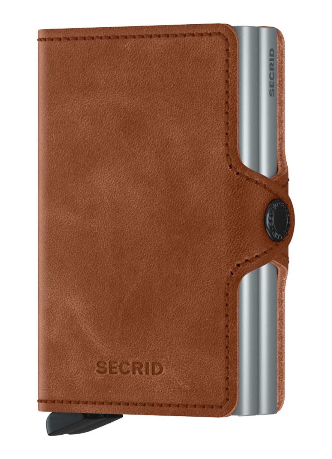 Secrid Twinwallet pasjeshouder van leer - voorkant 4 bruin