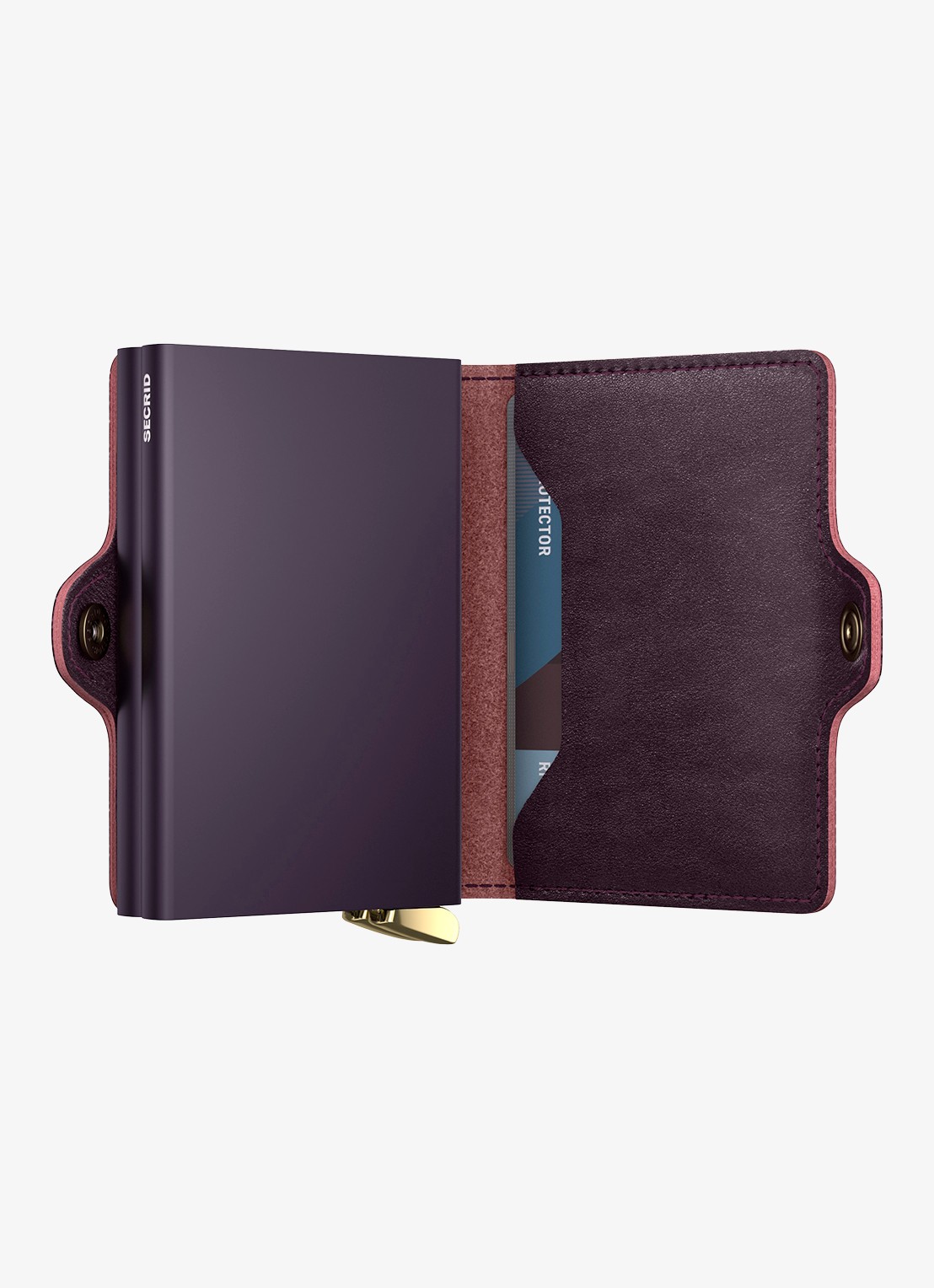 Secrid Twinwallet+ pasjeshouder van leer - detail 3 aubergine