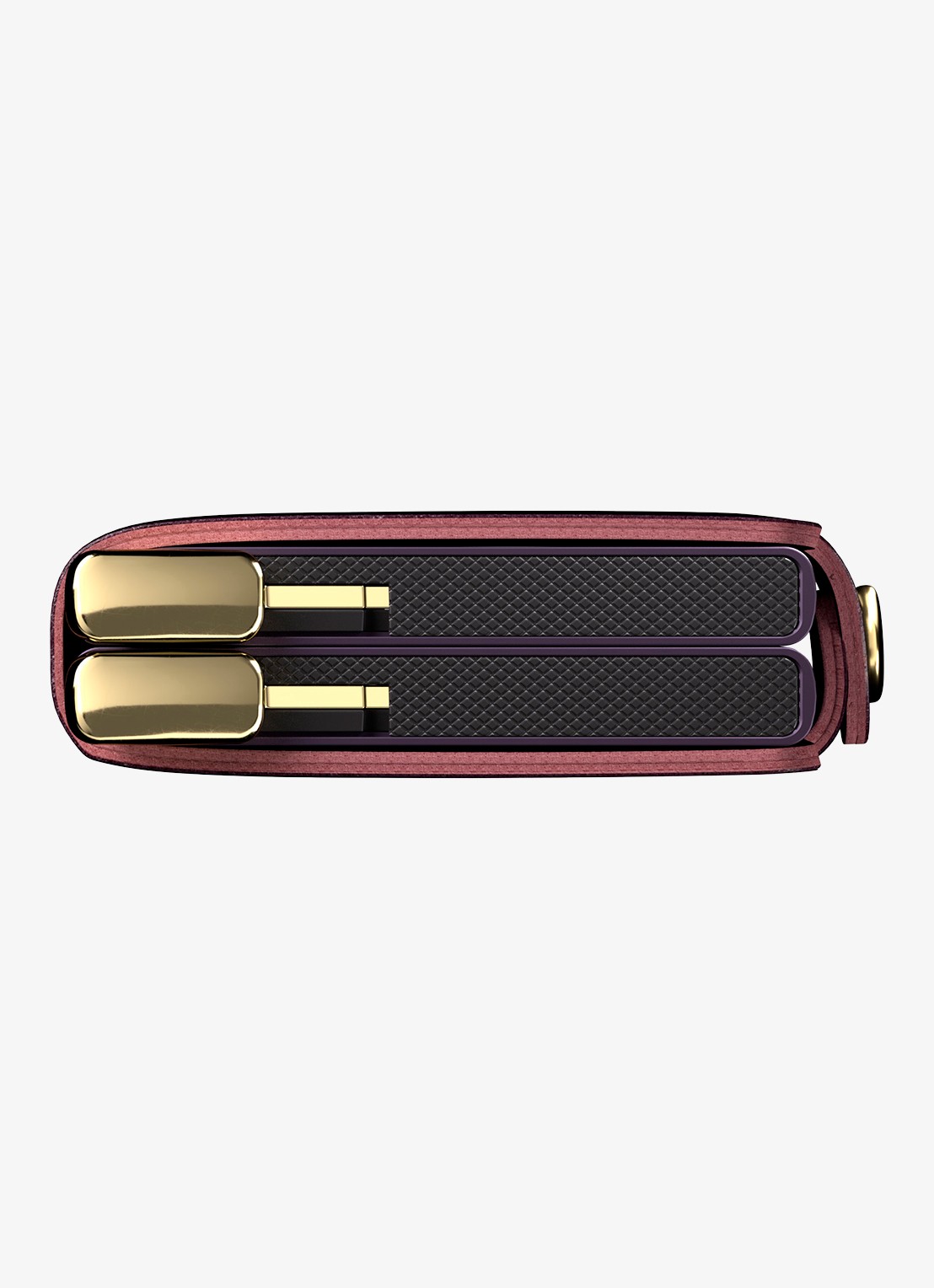Secrid Twinwallet+ pasjeshouder van leer - detail 5 aubergine