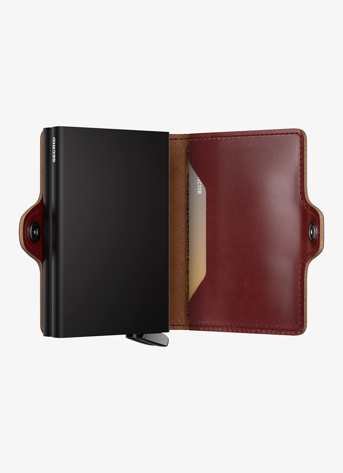 Secrid Twinwallet+ pasjeshouder van leer - detail 3 bruin