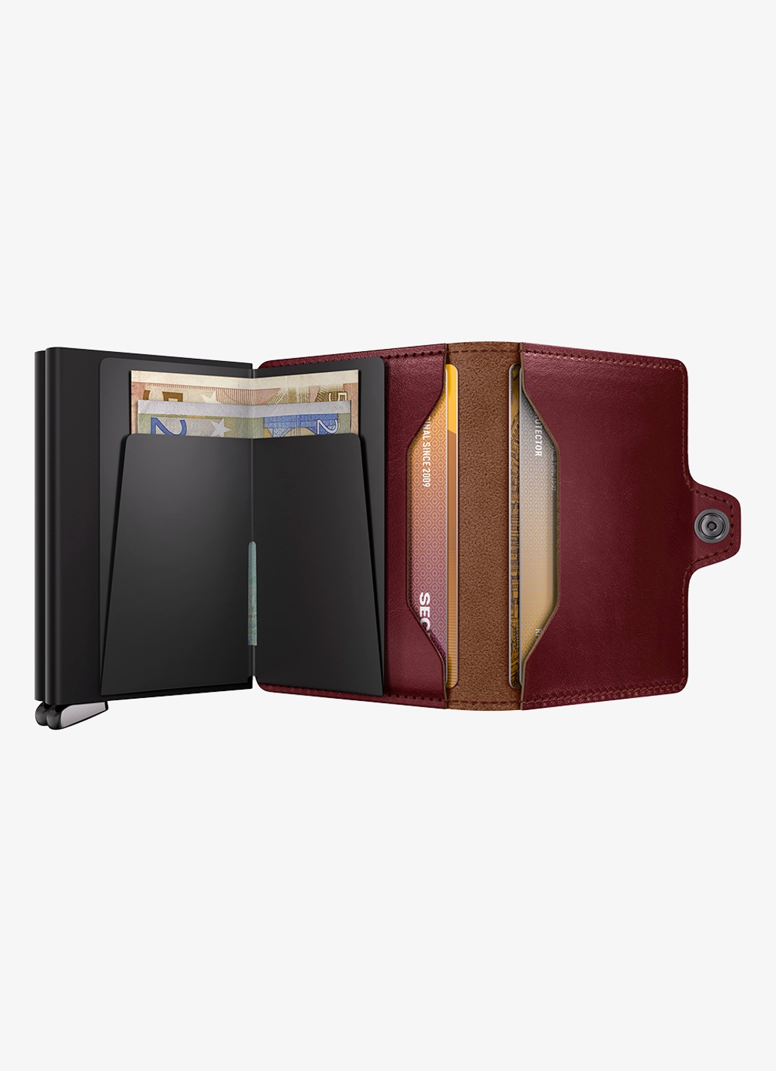 Secrid Twinwallet+ pasjeshouder van leer - detail 4 bruin