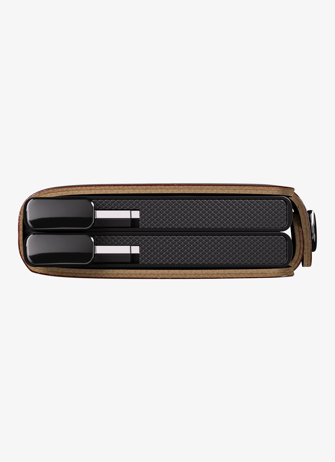 Secrid Twinwallet+ pasjeshouder van leer - detail 5 bruin