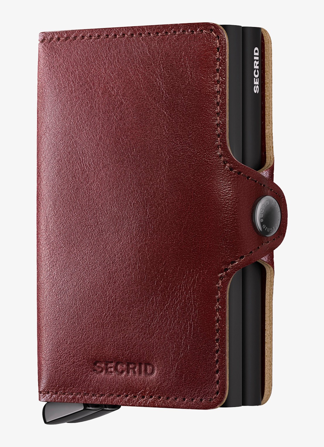 Secrid Twinwallet+ pasjeshouder van leer - voorkant 2 bruin