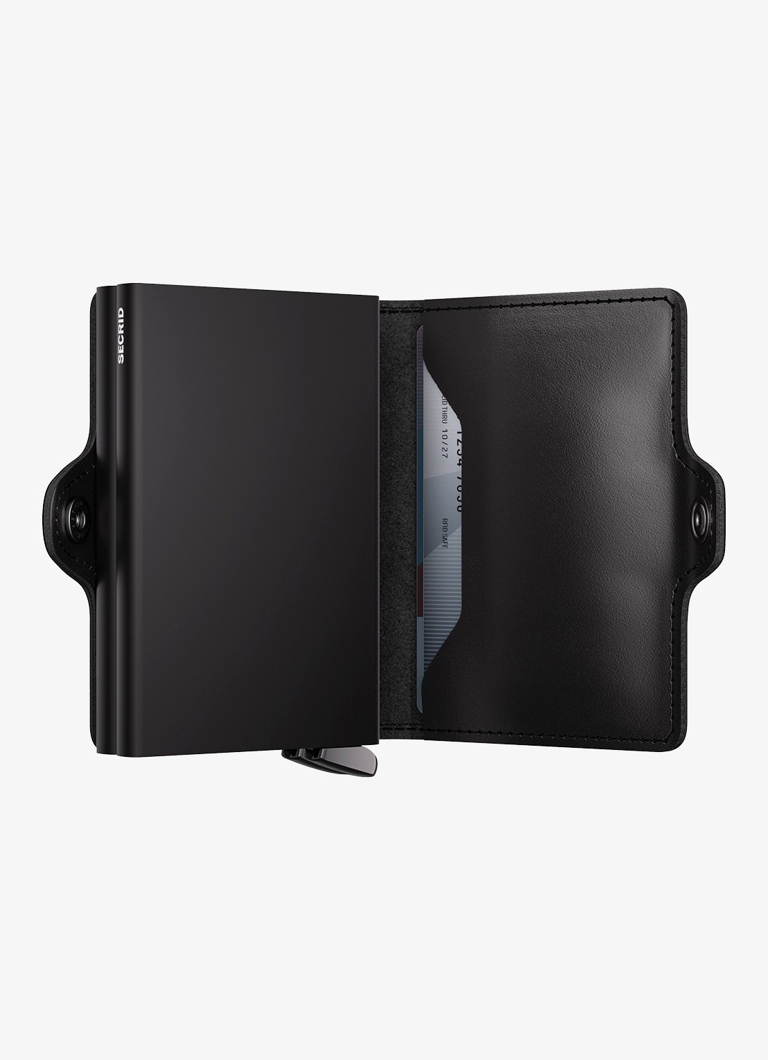 Secrid Twinwallet+ pasjeshouder van leer - detail 4 zwart