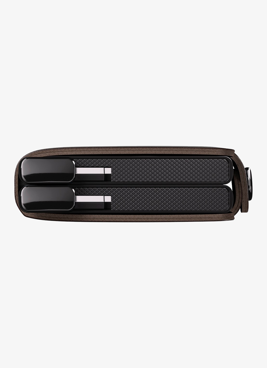 Secrid Twinwallet+ pasjeshouder van leer - detail 6 donkerbruin