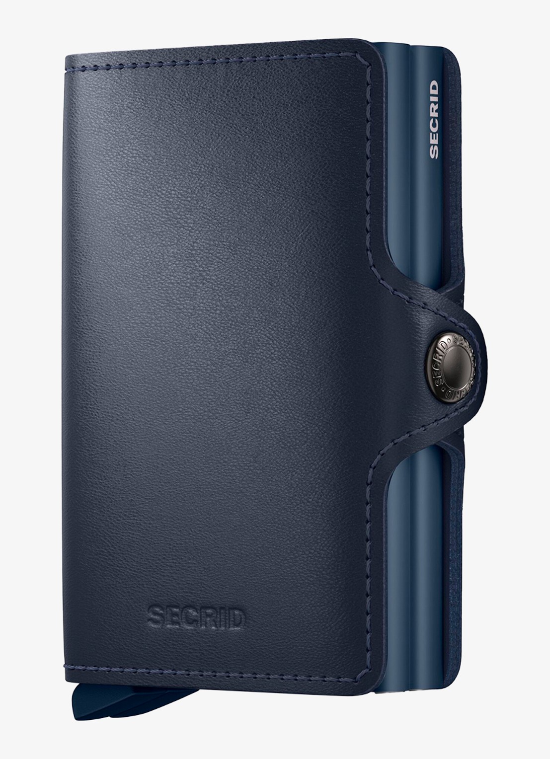 Secrid Twinwallet pasjeshouder van leer - voorkant 2 donkerblauw
