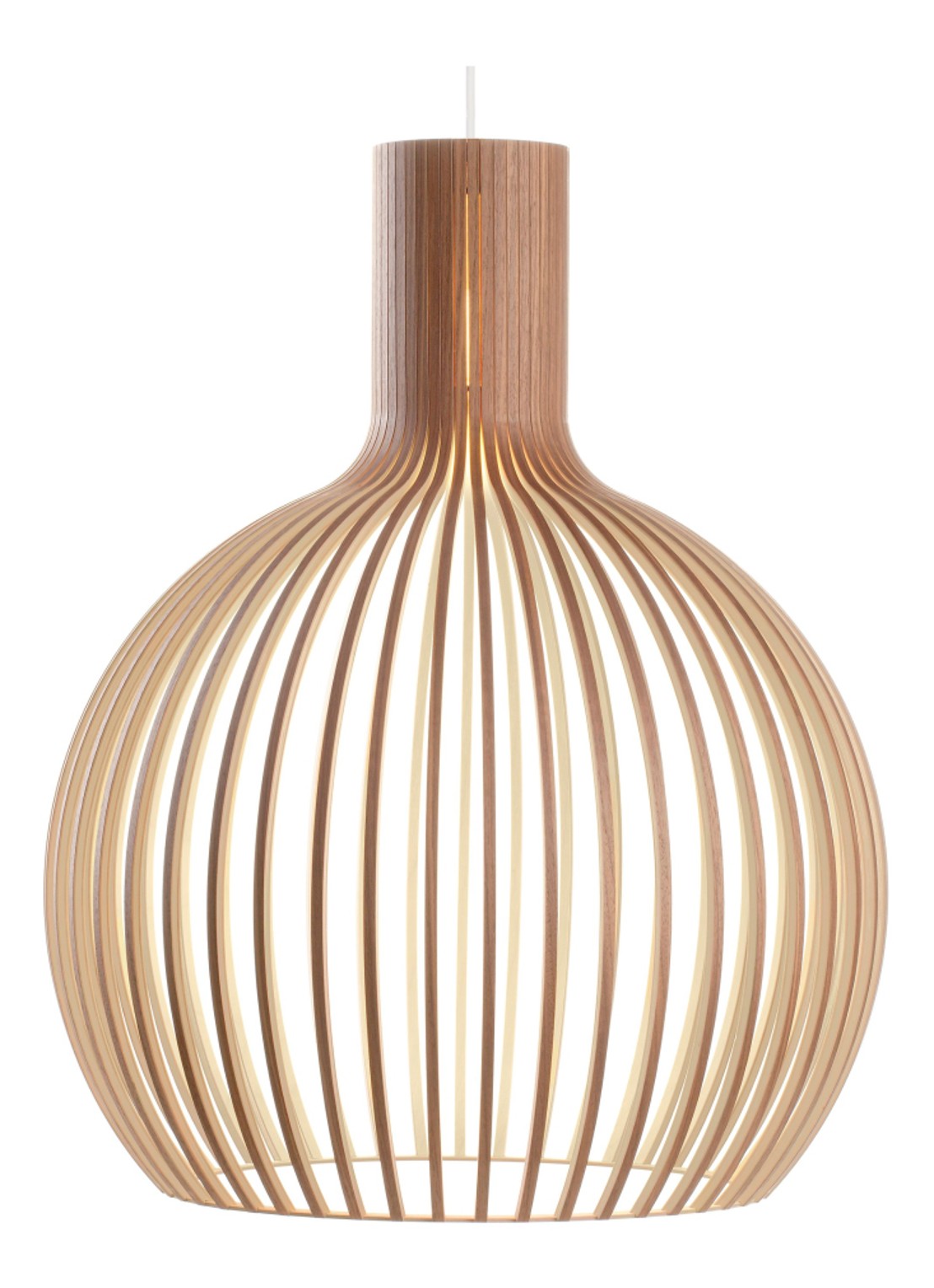 Secto Design Octo 4240 hanglamp Ø 54 cm - voorkant bruin