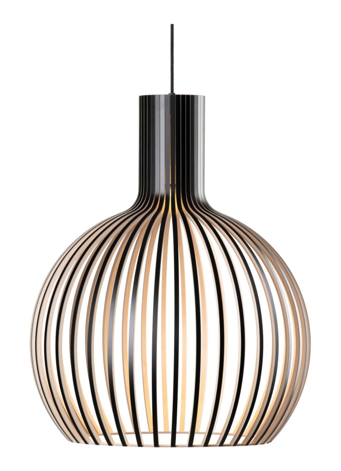 Secto Design Octo Small 4241 hanglamp Ø 45 cm - voorkant zwart