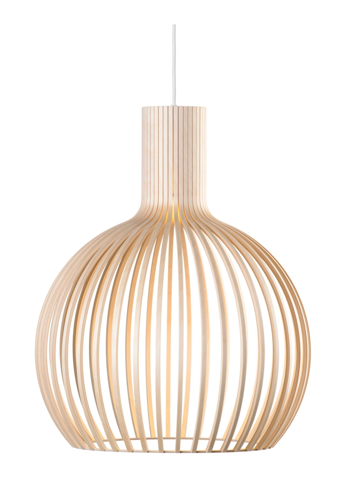 Secto Design Octo Small 4241 hanglamp Ø 45 cm - voorkant bruin