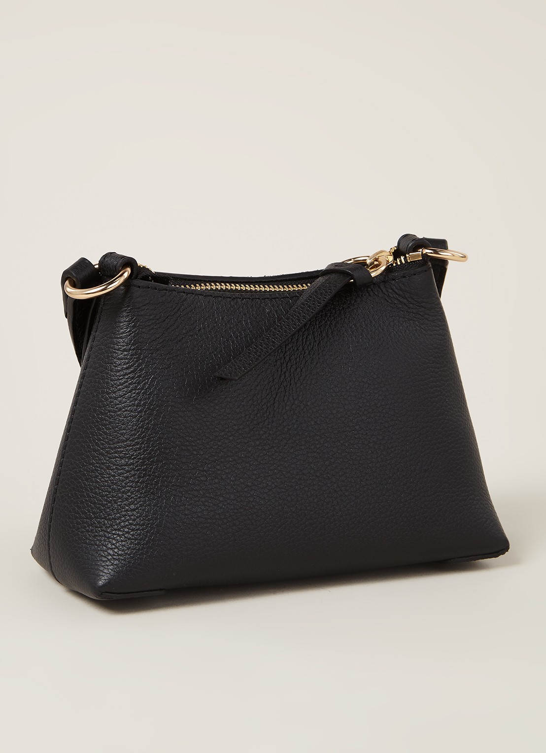 See By Chloé Joan Mini crossbodytas van leer met suède details - detail zwart