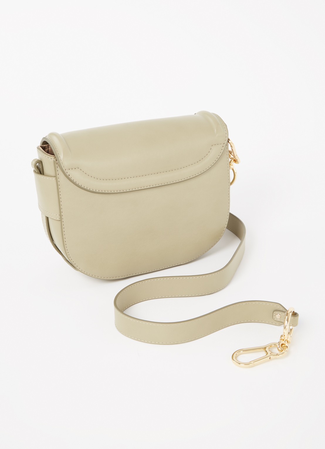 See By Chloé Mara crossbodytas van leer - achterkant groen