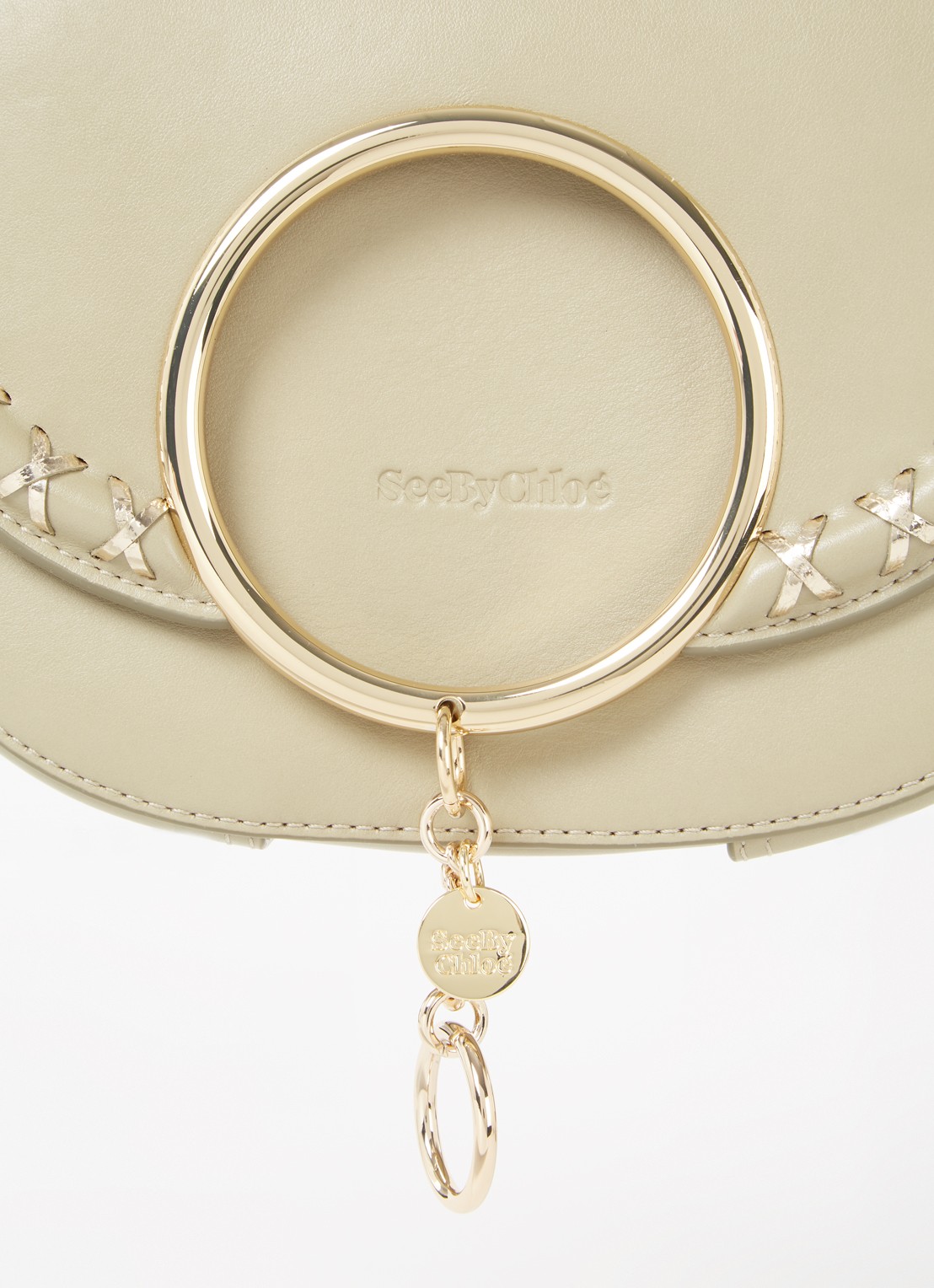 See By Chloé Mara crossbodytas van leer - detail 6 groen