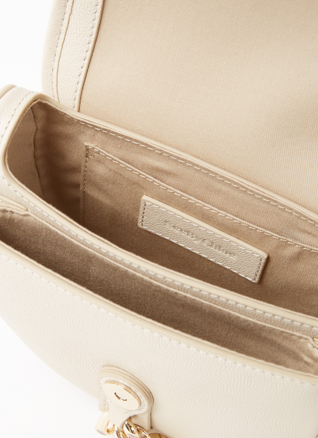 See By Chloé Mara crossbodytas van leer - detail 2 beige