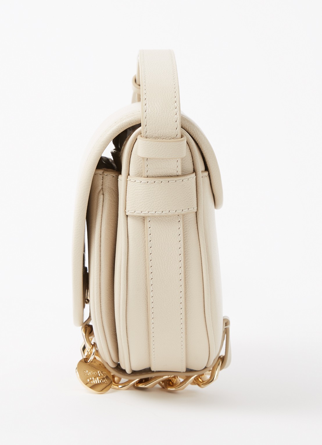 See By Chloé Mara crossbodytas van leer - detail 3 beige