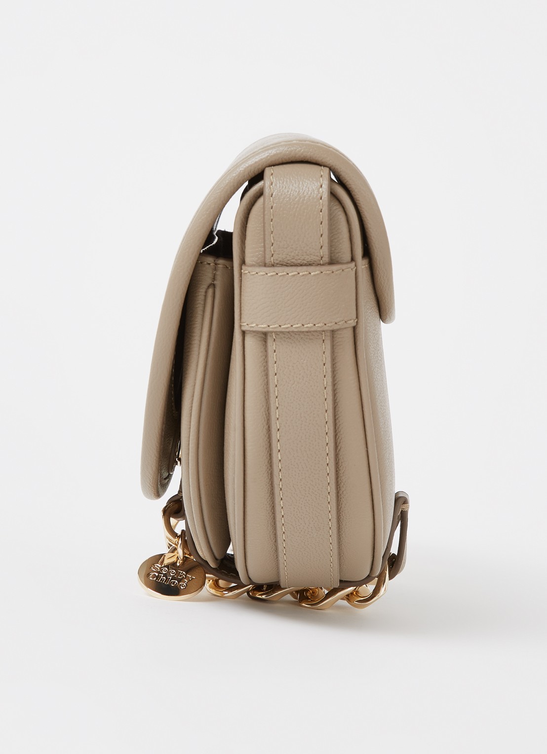 See By Chloé Mara crossbodytas van leer - detail 5 taupe