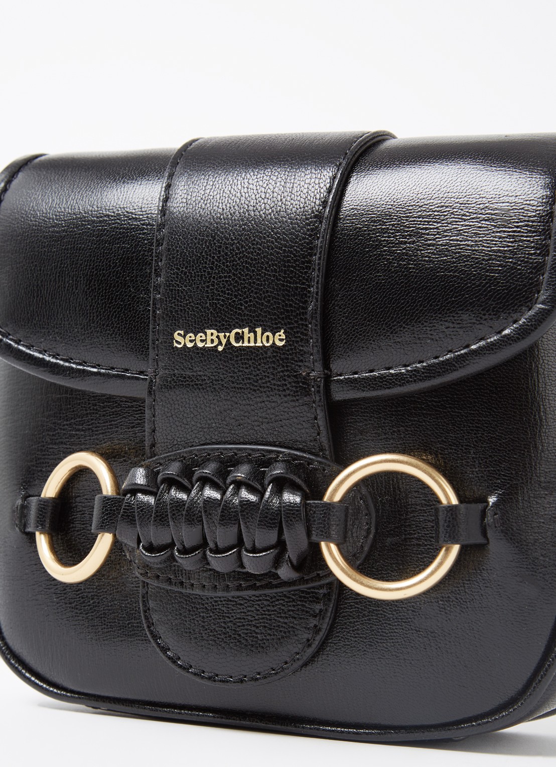 See By Chloé Saddie schoudertas van geitenleer - detail 5 zwart
