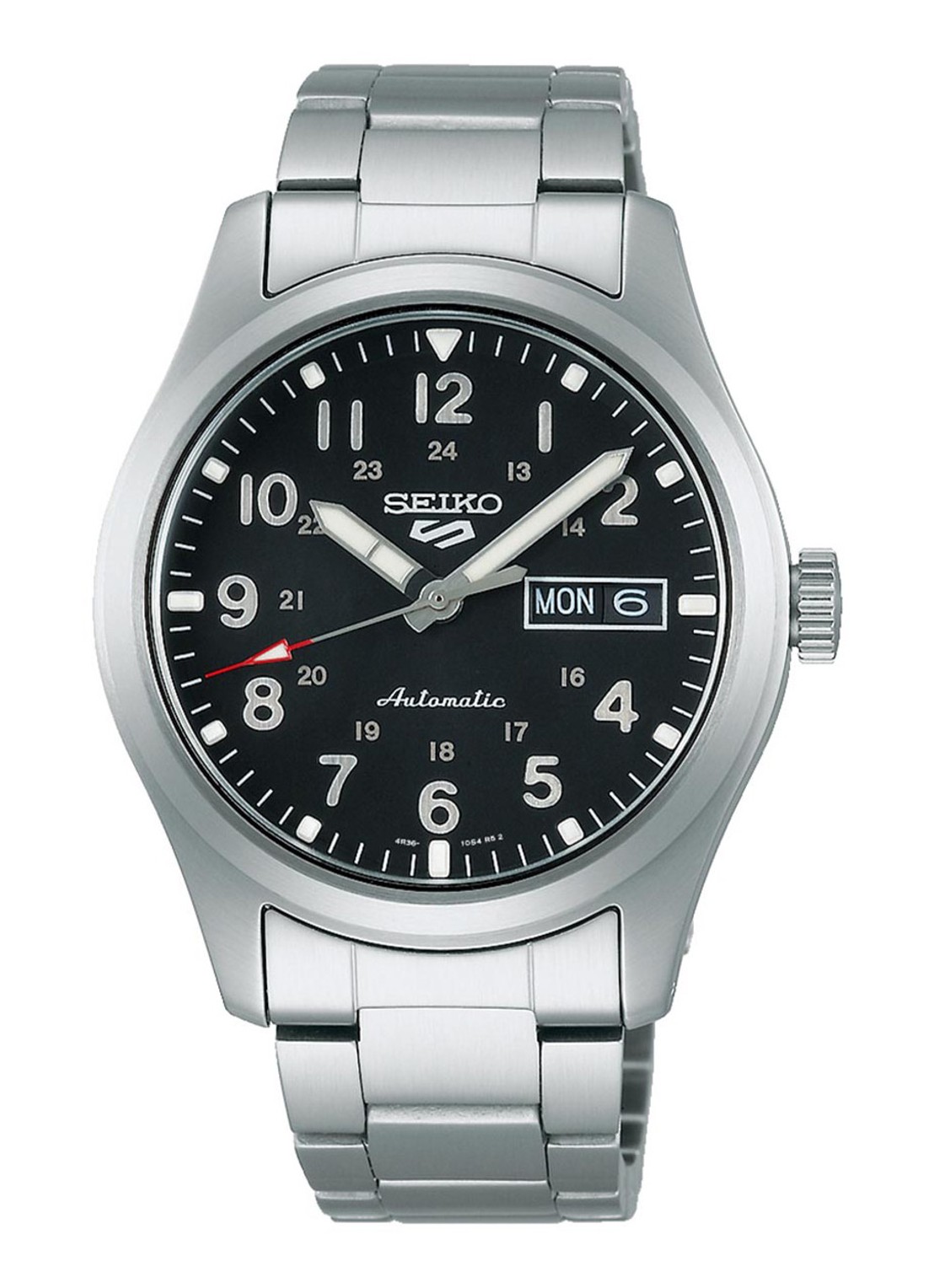 Seiko 5 Sports Automatic horloge SRPG27K1 - voorkant zilver