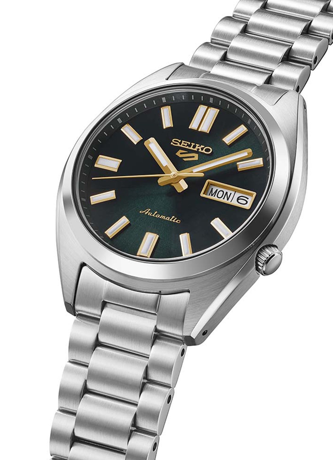 Seiko 5 Sports Automatic horloge SRPL57K1 - detail 2 zilver