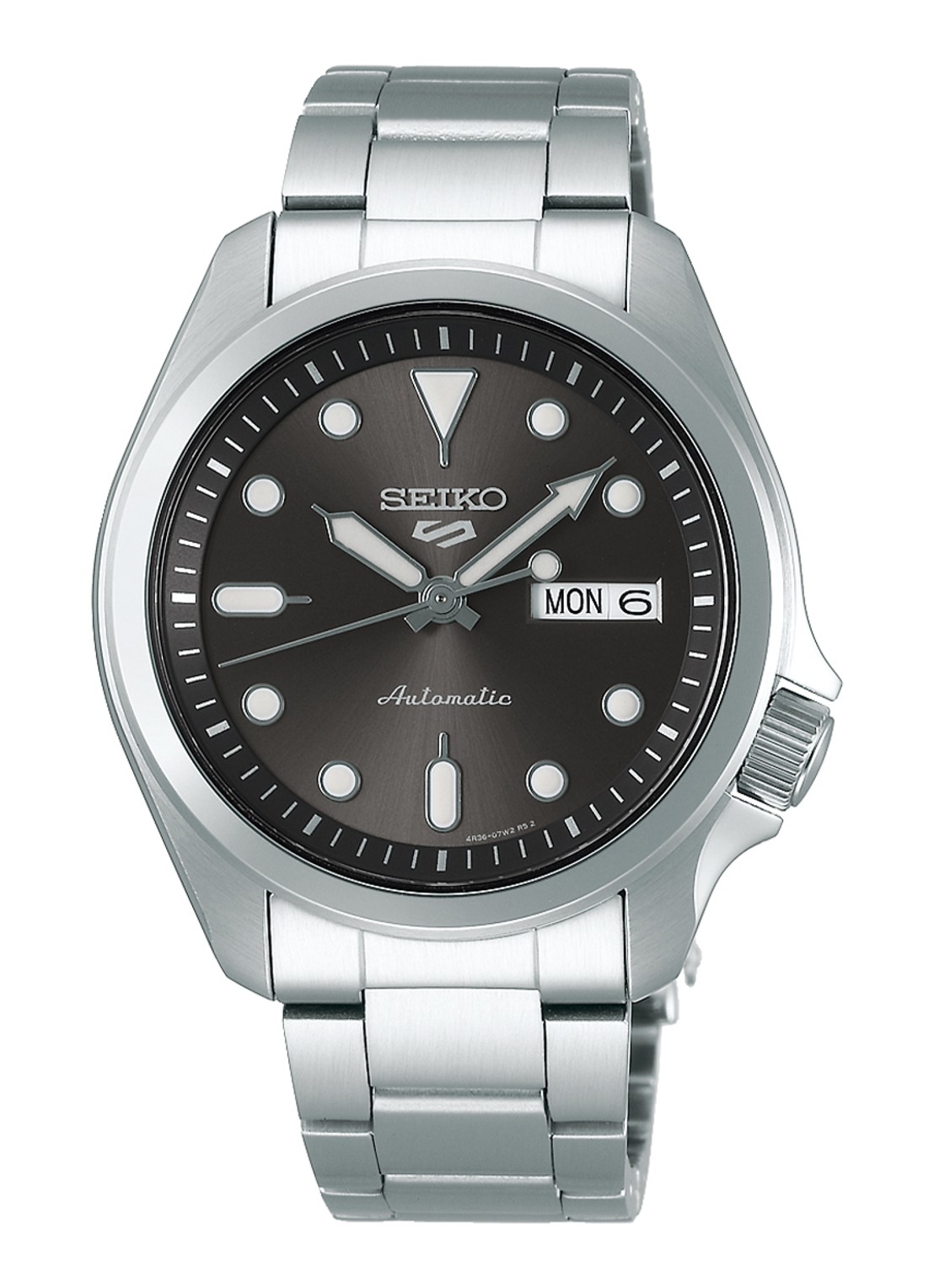 Seiko 5 Sports horloge SRPE51K1 - voorkant zilver