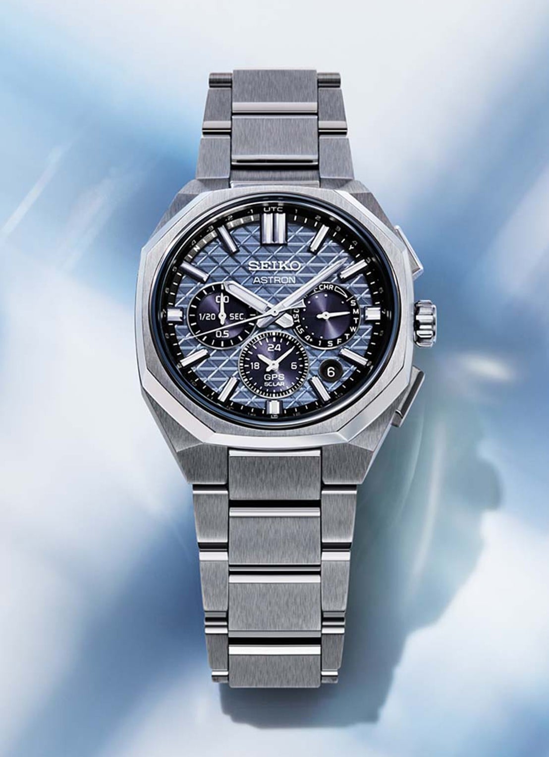 Seiko Astron GPS Solar horloge HAB001J1 - detail 3 zilver