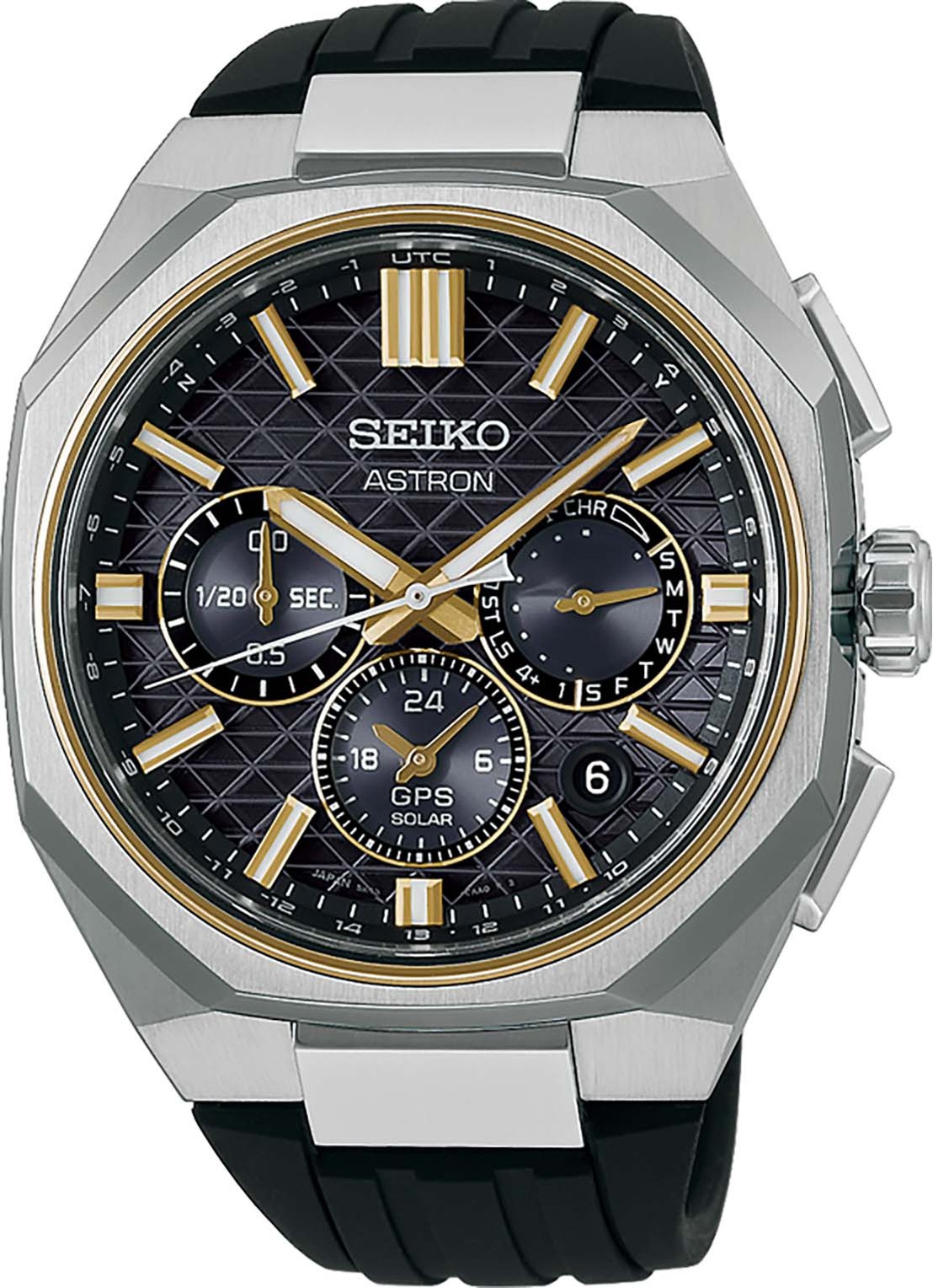 Seiko Astron GPS Solar horloge HAB003J1 - voorkant 6 zilver