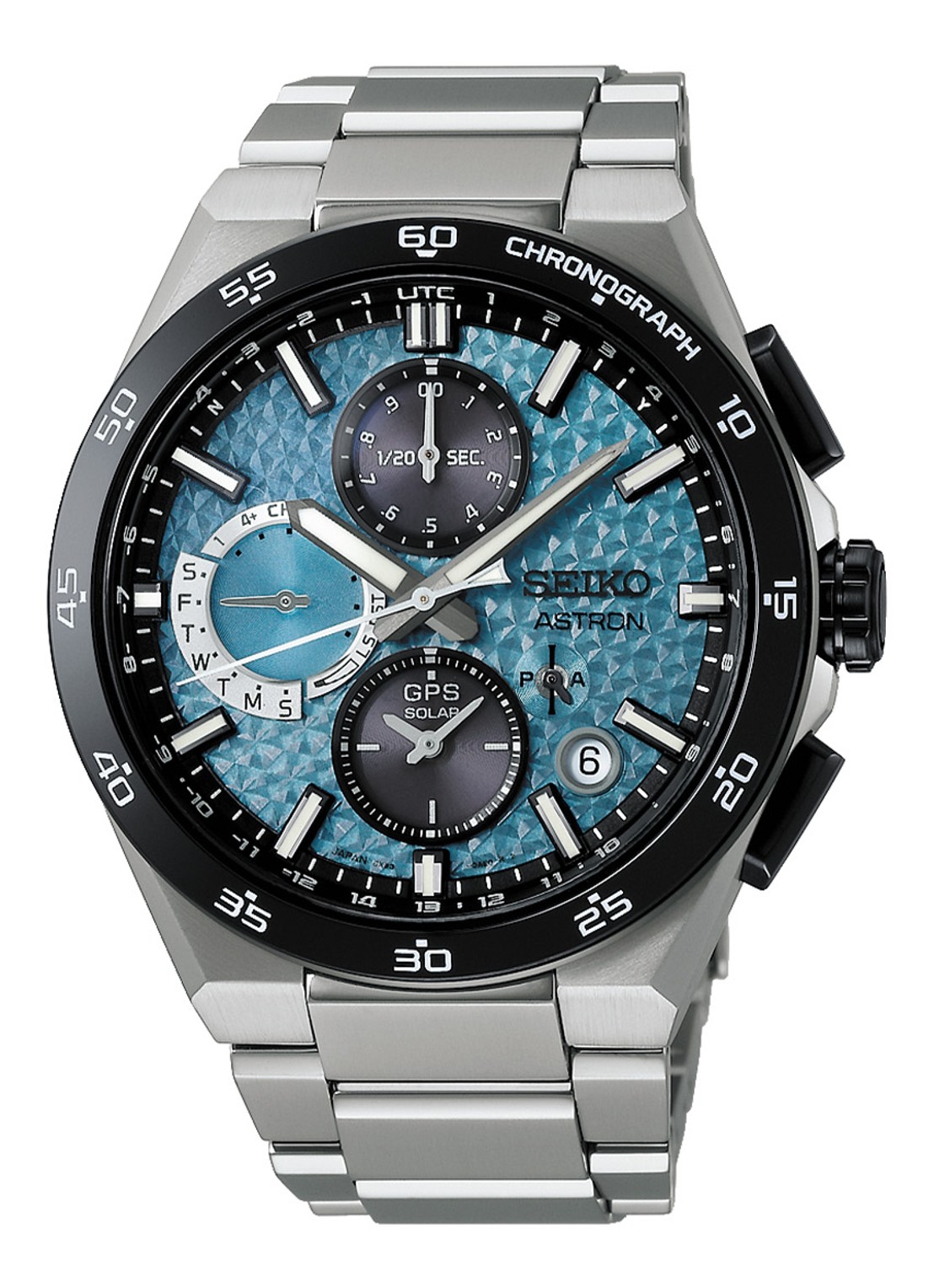 Seiko Astron Solar GPS Limited Edition horloge SSH157J1 - voorkant zilver
