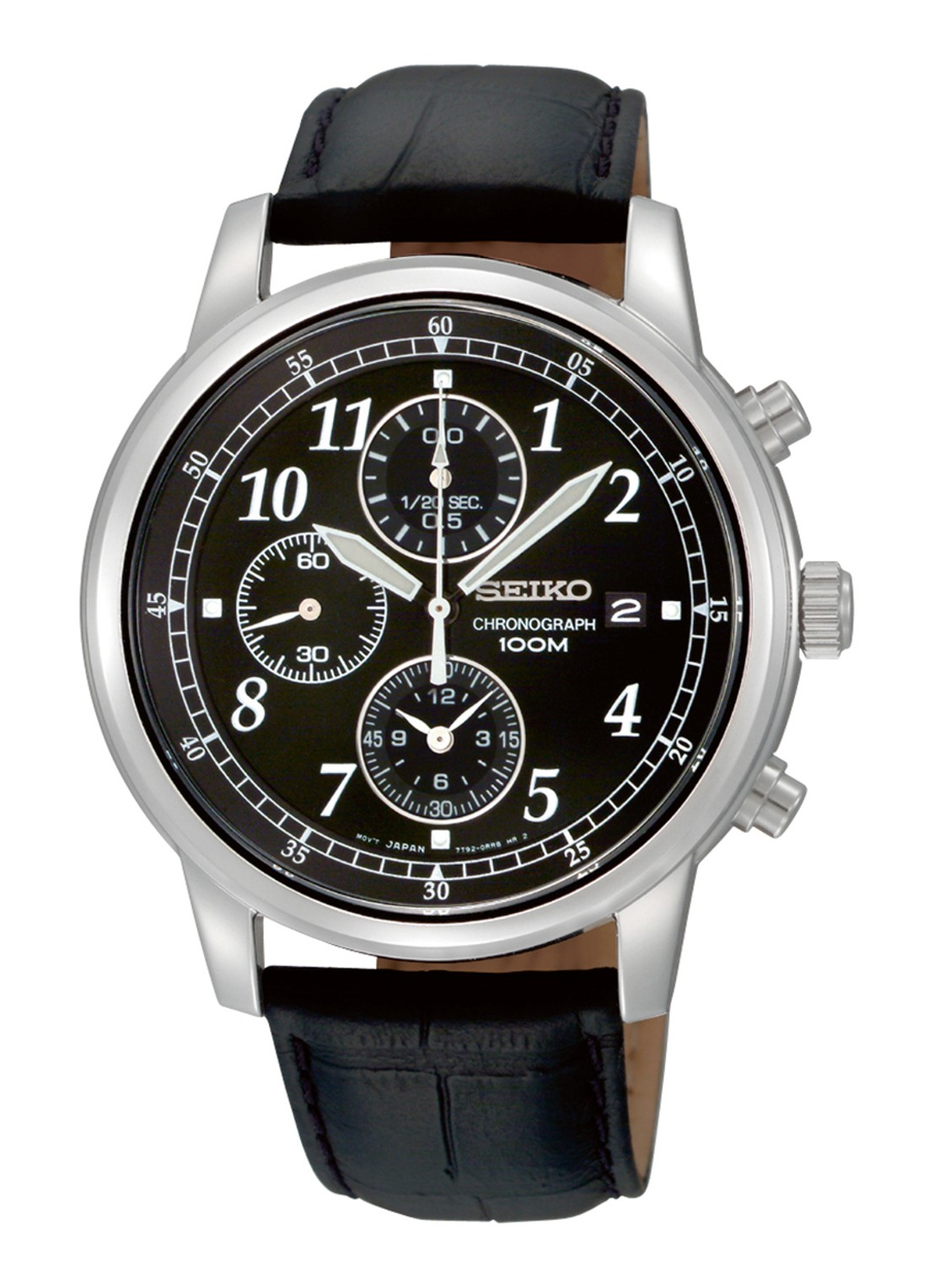 Seiko Horloge Chronograph SNDC33P1 - voorkant zilver