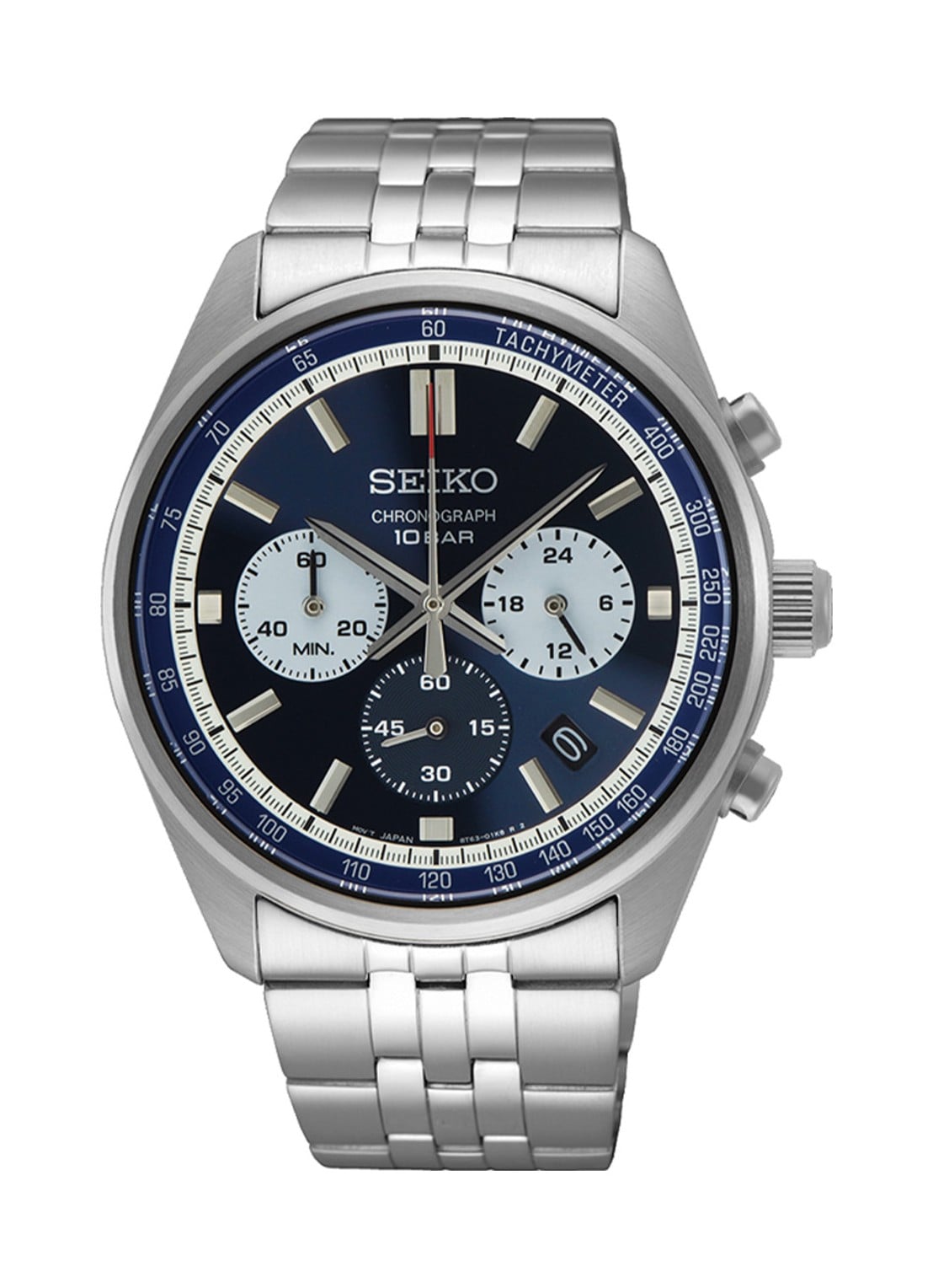 Seiko Horloge SSB427P1 - voorkant blauw