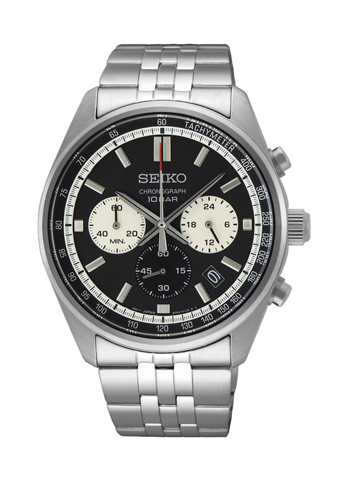 Seiko Horloge SSB429P1 - voorkant zilver