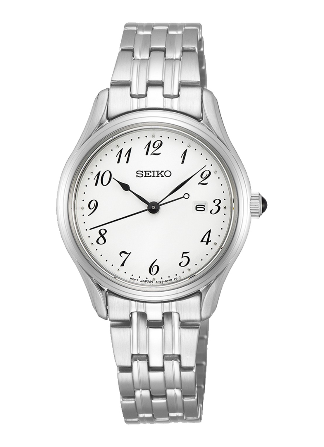 Seiko Horloge SUR643P1 - voorkant zilver