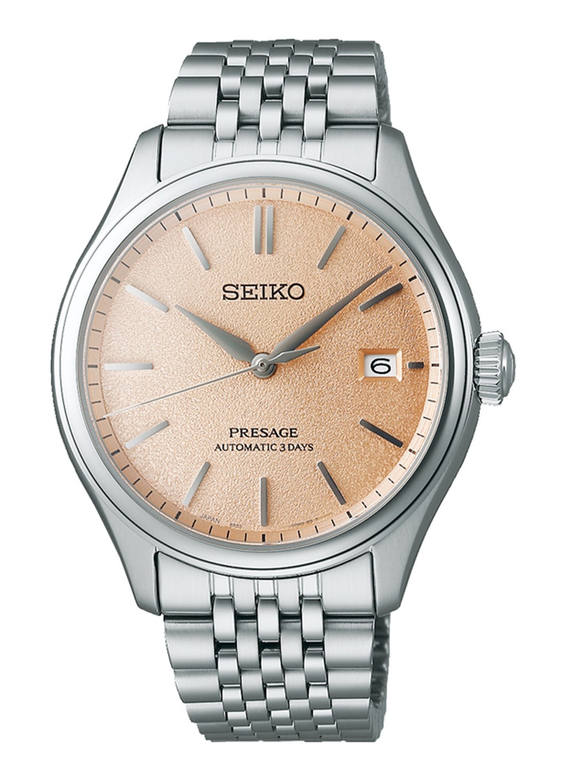 Seiko Presage Automatic horloge SPB467J1 - voorkant zilver