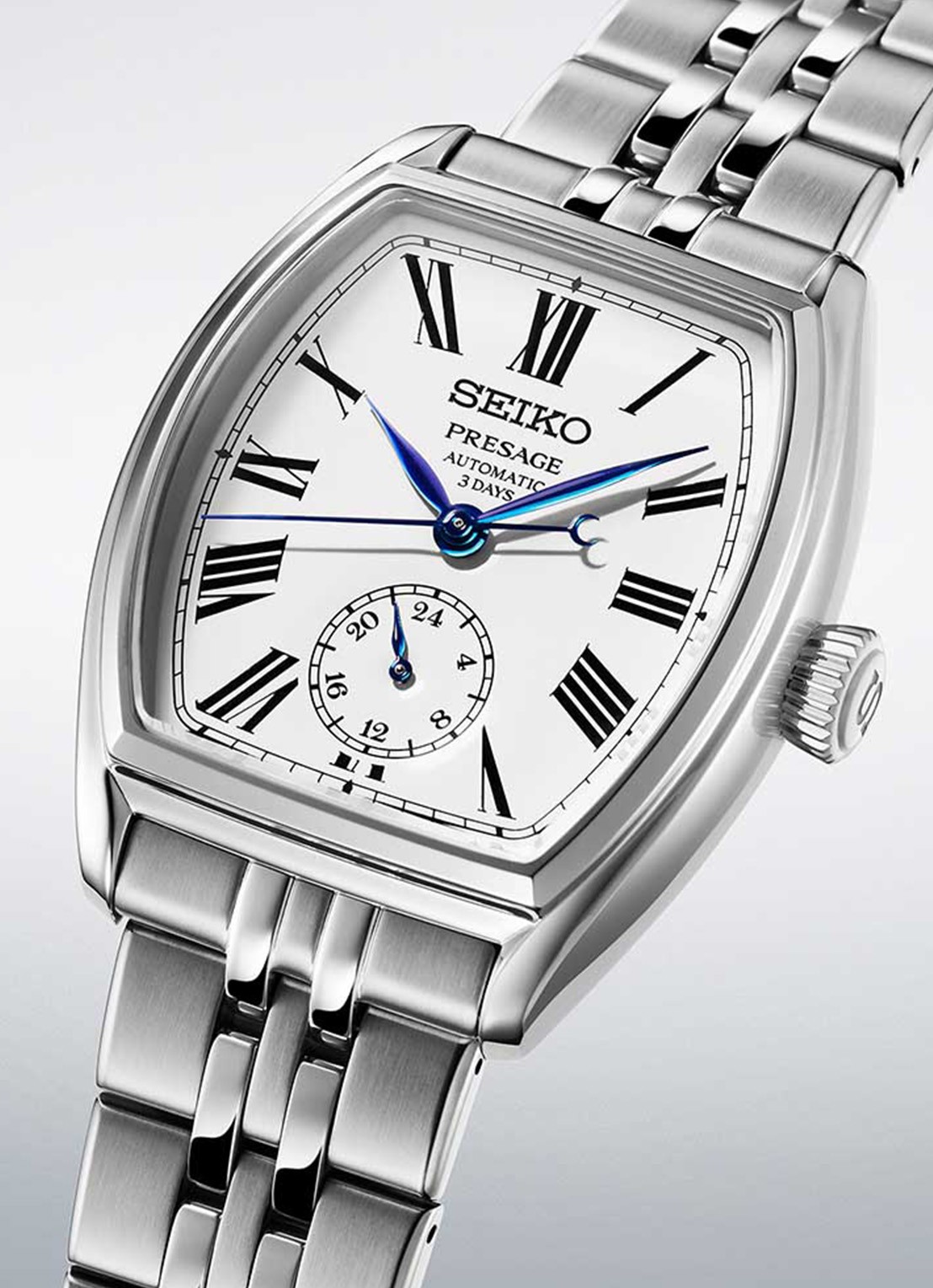 Seiko Presage Automatic horloge SPB537J1 - detail 2 zilver